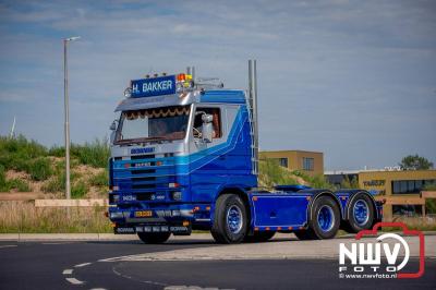 De Truckrun Noordwest Veluwe 2024 was opnieuw een groot succes met meer dan honderd vrachtwagen. - © NWVFoto.nl