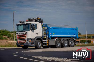 De Truckrun Noordwest Veluwe 2024 was opnieuw een groot succes met meer dan honderd vrachtwagen. - © NWVFoto.nl