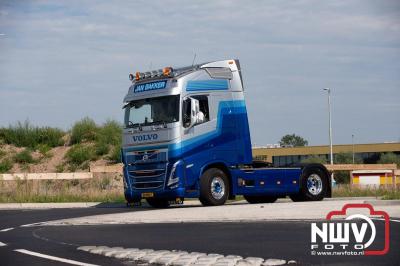 De Truckrun Noordwest Veluwe 2024 was opnieuw een groot succes met meer dan honderd vrachtwagen. - © NWVFoto.nl