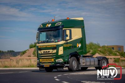 De Truckrun Noordwest Veluwe 2024 was opnieuw een groot succes met meer dan honderd vrachtwagen. - © NWVFoto.nl