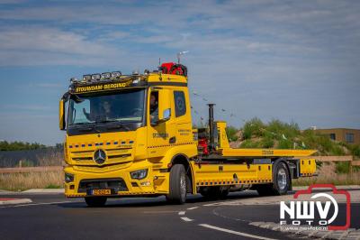 De Truckrun Noordwest Veluwe 2024 was opnieuw een groot succes met meer dan honderd vrachtwagen. - © NWVFoto.nl