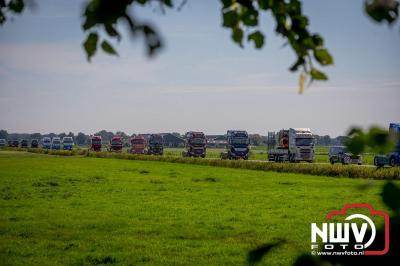 De Truckrun Noordwest Veluwe 2024 was opnieuw een groot succes met meer dan honderd vrachtwagen. - © NWVFoto.nl