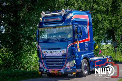 De Truckrun Noordwest Veluwe 2024 was opnieuw een groot succes met meer dan honderd vrachtwagen. - © NWVFoto.nl