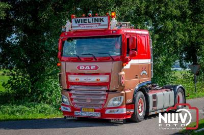 De Truckrun Noordwest Veluwe 2024 was opnieuw een groot succes met meer dan honderd vrachtwagen. - © NWVFoto.nl