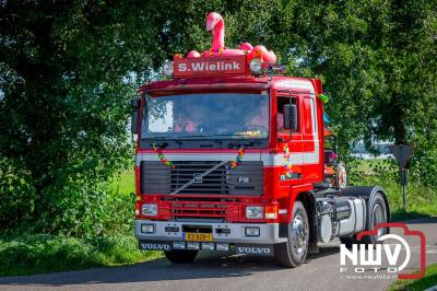 De Truckrun Noordwest Veluwe 2024 was opnieuw een groot succes met meer dan honderd vrachtwagen. - © NWVFoto.nl