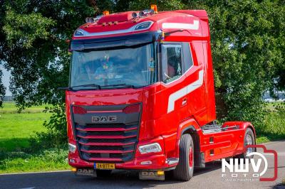 De Truckrun Noordwest Veluwe 2024 was opnieuw een groot succes met meer dan honderd vrachtwagen. - © NWVFoto.nl