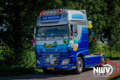 De Truckrun Noordwest Veluwe 2024 was opnieuw een groot succes met meer dan honderd vrachtwagen. - © NWVFoto.nl