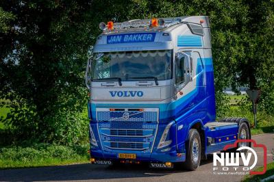 De Truckrun Noordwest Veluwe 2024 was opnieuw een groot succes met meer dan honderd vrachtwagen. - © NWVFoto.nl