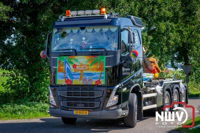 De Truckrun Noordwest Veluwe 2024 was opnieuw een groot succes met meer dan honderd vrachtwagen. - © NWVFoto.nl