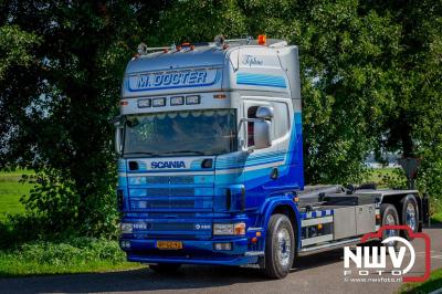 De Truckrun Noordwest Veluwe 2024 was opnieuw een groot succes met meer dan honderd vrachtwagen. - © NWVFoto.nl