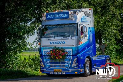 De Truckrun Noordwest Veluwe 2024 was opnieuw een groot succes met meer dan honderd vrachtwagen. - © NWVFoto.nl