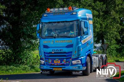 De Truckrun Noordwest Veluwe 2024 was opnieuw een groot succes met meer dan honderd vrachtwagen. - © NWVFoto.nl