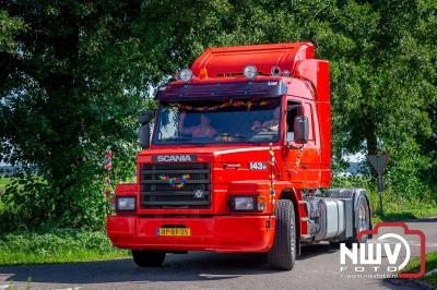 De Truckrun Noordwest Veluwe 2024 was opnieuw een groot succes met meer dan honderd vrachtwagen. - © NWVFoto.nl