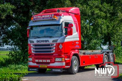 De Truckrun Noordwest Veluwe 2024 was opnieuw een groot succes met meer dan honderd vrachtwagen. - © NWVFoto.nl