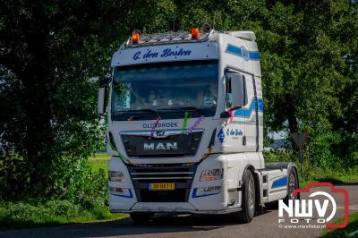 De Truckrun Noordwest Veluwe 2024 was opnieuw een groot succes met meer dan honderd vrachtwagen. - © NWVFoto.nl