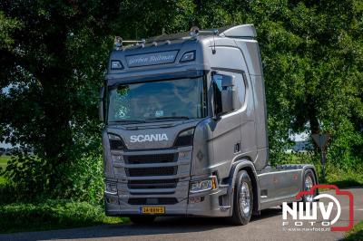 De Truckrun Noordwest Veluwe 2024 was opnieuw een groot succes met meer dan honderd vrachtwagen. - © NWVFoto.nl