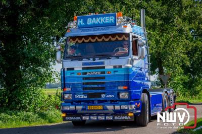 De Truckrun Noordwest Veluwe 2024 was opnieuw een groot succes met meer dan honderd vrachtwagen. - © NWVFoto.nl