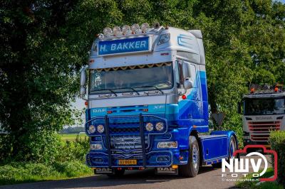 De Truckrun Noordwest Veluwe 2024 was opnieuw een groot succes met meer dan honderd vrachtwagen. - © NWVFoto.nl