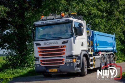 De Truckrun Noordwest Veluwe 2024 was opnieuw een groot succes met meer dan honderd vrachtwagen. - © NWVFoto.nl