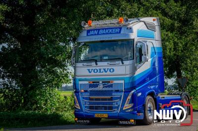 De Truckrun Noordwest Veluwe 2024 was opnieuw een groot succes met meer dan honderd vrachtwagen. - © NWVFoto.nl