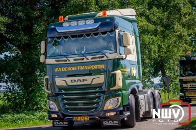 De Truckrun Noordwest Veluwe 2024 was opnieuw een groot succes met meer dan honderd vrachtwagen. - © NWVFoto.nl