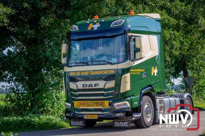 De Truckrun Noordwest Veluwe 2024 was opnieuw een groot succes met meer dan honderd vrachtwagen. - © NWVFoto.nl