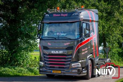 De Truckrun Noordwest Veluwe 2024 was opnieuw een groot succes met meer dan honderd vrachtwagen. - © NWVFoto.nl