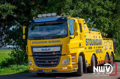 De Truckrun Noordwest Veluwe 2024 was opnieuw een groot succes met meer dan honderd vrachtwagen. - © NWVFoto.nl