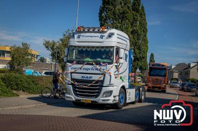 De Truckrun Noordwest Veluwe 2024 was opnieuw een groot succes met meer dan honderd vrachtwagen. - © NWVFoto.nl