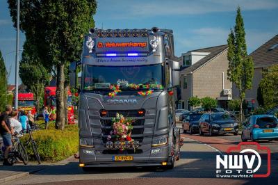 De Truckrun Noordwest Veluwe 2024 was opnieuw een groot succes met meer dan honderd vrachtwagen. - © NWVFoto.nl