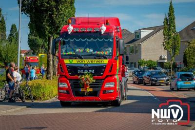 De Truckrun Noordwest Veluwe 2024 was opnieuw een groot succes met meer dan honderd vrachtwagen. - © NWVFoto.nl