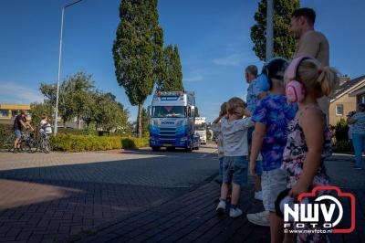 De Truckrun Noordwest Veluwe 2024 was opnieuw een groot succes met meer dan honderd vrachtwagen. - © NWVFoto.nl