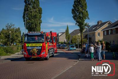 De Truckrun Noordwest Veluwe 2024 was opnieuw een groot succes met meer dan honderd vrachtwagen. - © NWVFoto.nl