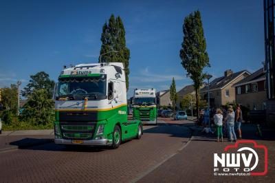 De Truckrun Noordwest Veluwe 2024 was opnieuw een groot succes met meer dan honderd vrachtwagen. - © NWVFoto.nl