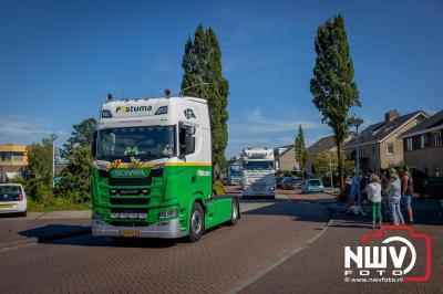 De Truckrun Noordwest Veluwe 2024 was opnieuw een groot succes met meer dan honderd vrachtwagen. - © NWVFoto.nl