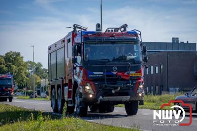 De Truckrun Noordwest Veluwe 2024 was opnieuw een groot succes met meer dan honderd vrachtwagen. - © NWVFoto.nl