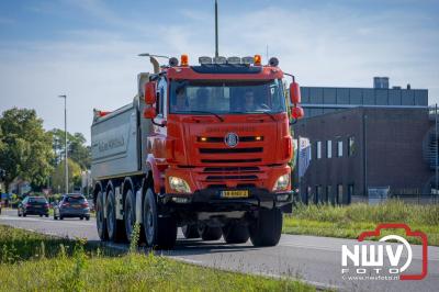 De Truckrun Noordwest Veluwe 2024 was opnieuw een groot succes met meer dan honderd vrachtwagen. - © NWVFoto.nl