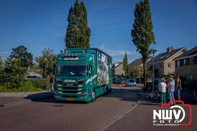 De Truckrun Noordwest Veluwe 2024 was opnieuw een groot succes met meer dan honderd vrachtwagen. - © NWVFoto.nl