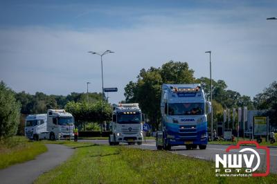 De Truckrun Noordwest Veluwe 2024 was opnieuw een groot succes met meer dan honderd vrachtwagen. - © NWVFoto.nl