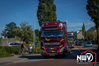 De Truckrun Noordwest Veluwe 2024 was opnieuw een groot succes met meer dan honderd vrachtwagen. - © NWVFoto.nl