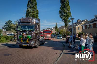 De Truckrun Noordwest Veluwe 2024 was opnieuw een groot succes met meer dan honderd vrachtwagen. - © NWVFoto.nl