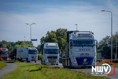 De Truckrun Noordwest Veluwe 2024 was opnieuw een groot succes met meer dan honderd vrachtwagen. - © NWVFoto.nl