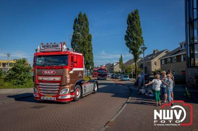 De Truckrun Noordwest Veluwe 2024 was opnieuw een groot succes met meer dan honderd vrachtwagen. - © NWVFoto.nl