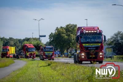 De Truckrun Noordwest Veluwe 2024 was opnieuw een groot succes met meer dan honderd vrachtwagen. - © NWVFoto.nl