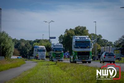 De Truckrun Noordwest Veluwe 2024 was opnieuw een groot succes met meer dan honderd vrachtwagen. - © NWVFoto.nl