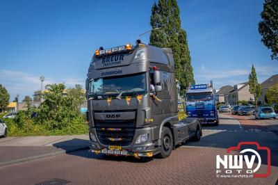 De Truckrun Noordwest Veluwe 2024 was opnieuw een groot succes met meer dan honderd vrachtwagen. - © NWVFoto.nl