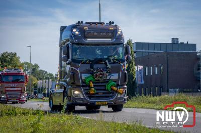 De Truckrun Noordwest Veluwe 2024 was opnieuw een groot succes met meer dan honderd vrachtwagen. - © NWVFoto.nl