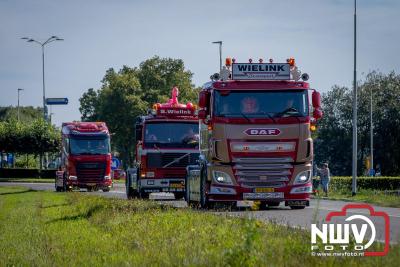 De Truckrun Noordwest Veluwe 2024 was opnieuw een groot succes met meer dan honderd vrachtwagen. - © NWVFoto.nl