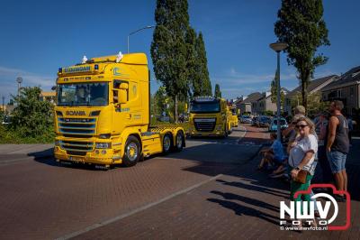 De Truckrun Noordwest Veluwe 2024 was opnieuw een groot succes met meer dan honderd vrachtwagen. - © NWVFoto.nl