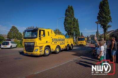 De Truckrun Noordwest Veluwe 2024 was opnieuw een groot succes met meer dan honderd vrachtwagen. - © NWVFoto.nl